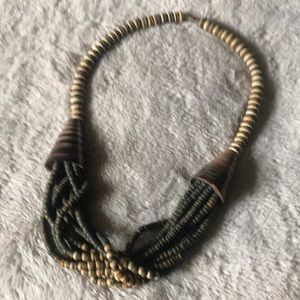 VINTAGE 70’s African Beaded Neckace.